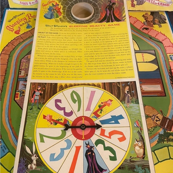 VHTF Antique 1958 Whitman x Walt Disney Sleeping Beauty Board Game - Picture 4 of 12